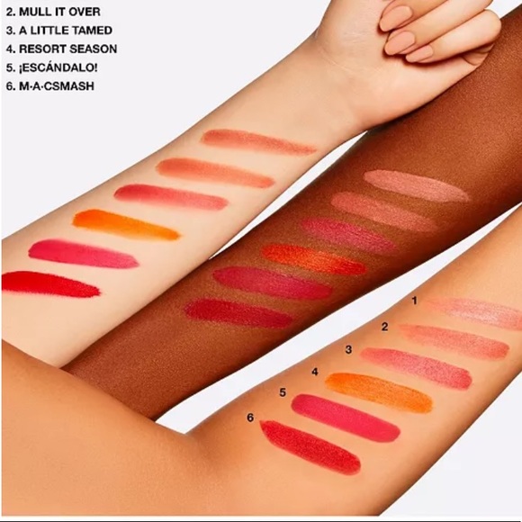 MAC Powder Kiss Liquid Lipcolour Mull it Over - Picture 13 of 16